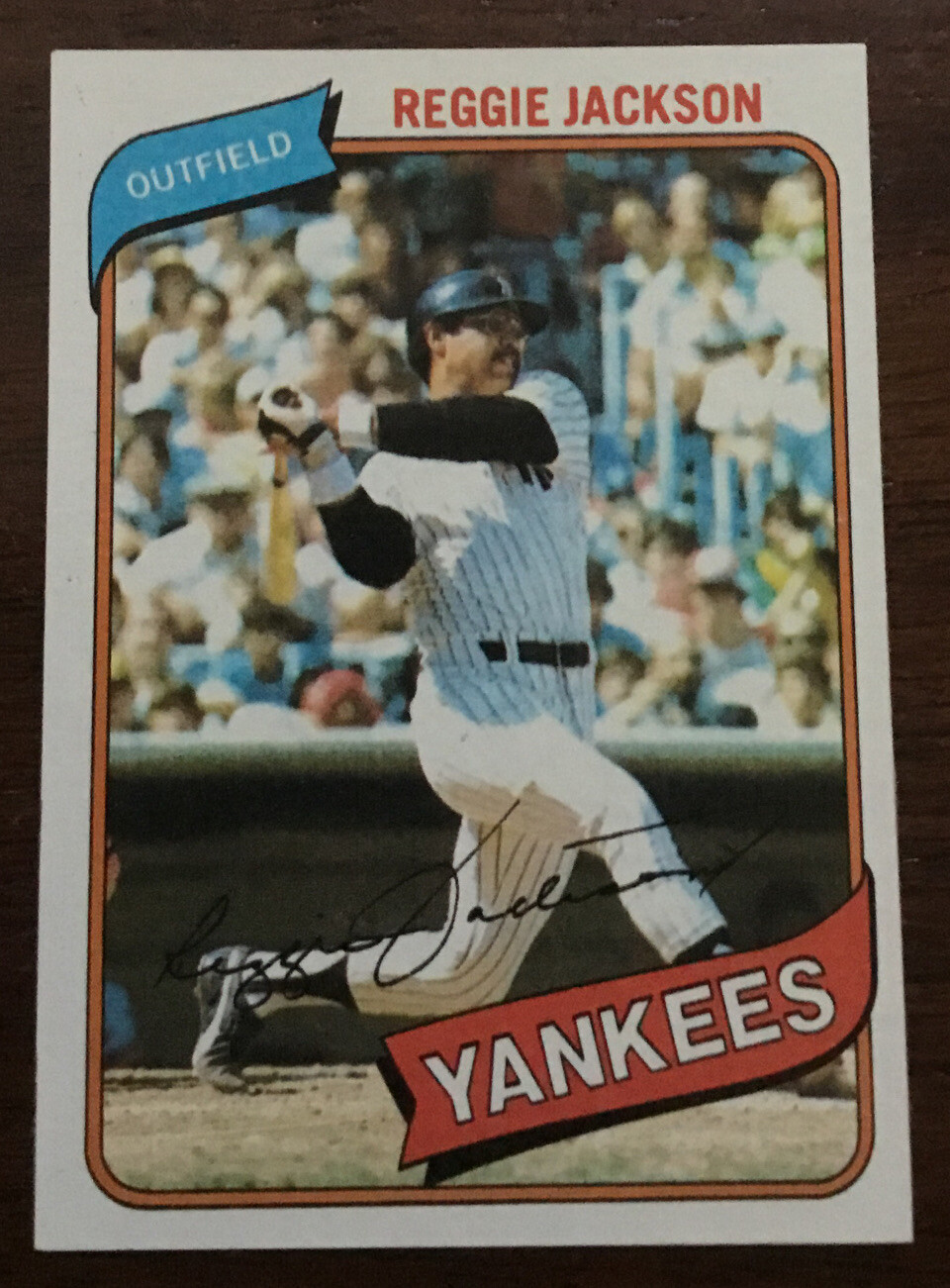 1980 TOPPS #600 REGGIE JACKSON “Mr October” New York YANKEES HOF