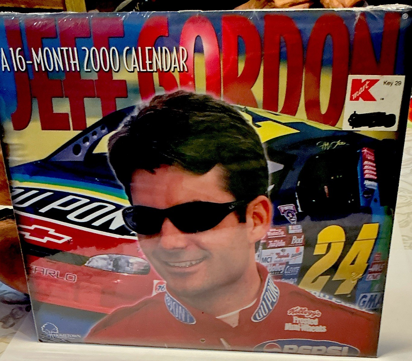 Kmart Jeff Gordon NASCAR Auto Racing 16-Month 2000 Calendar Multicolor