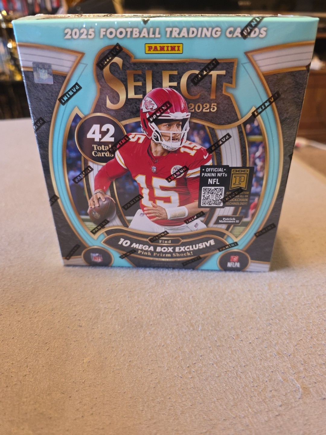 2025 Panini Select Football Mega Box Factory Sealed Pink Prizm Shock