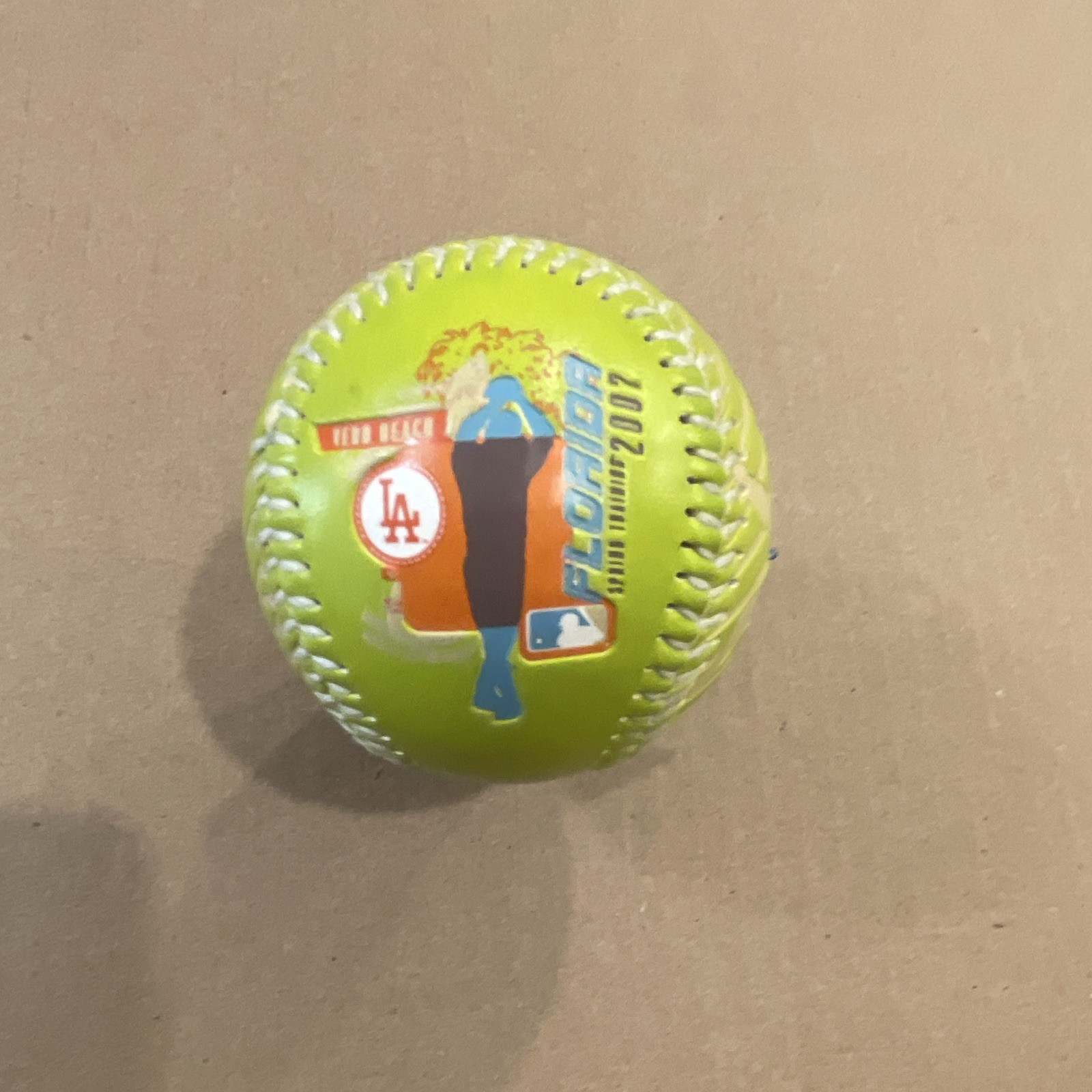 Souvenir ball Florida Spring Training 2007 LA Dodgers.