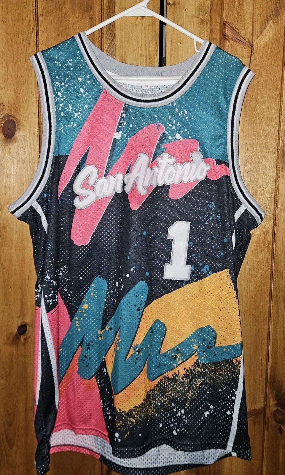 Victor Wembanyama San Antonio Spurs #1 Color City Edition 🏀 Jersey 3XL XXXL 🔥