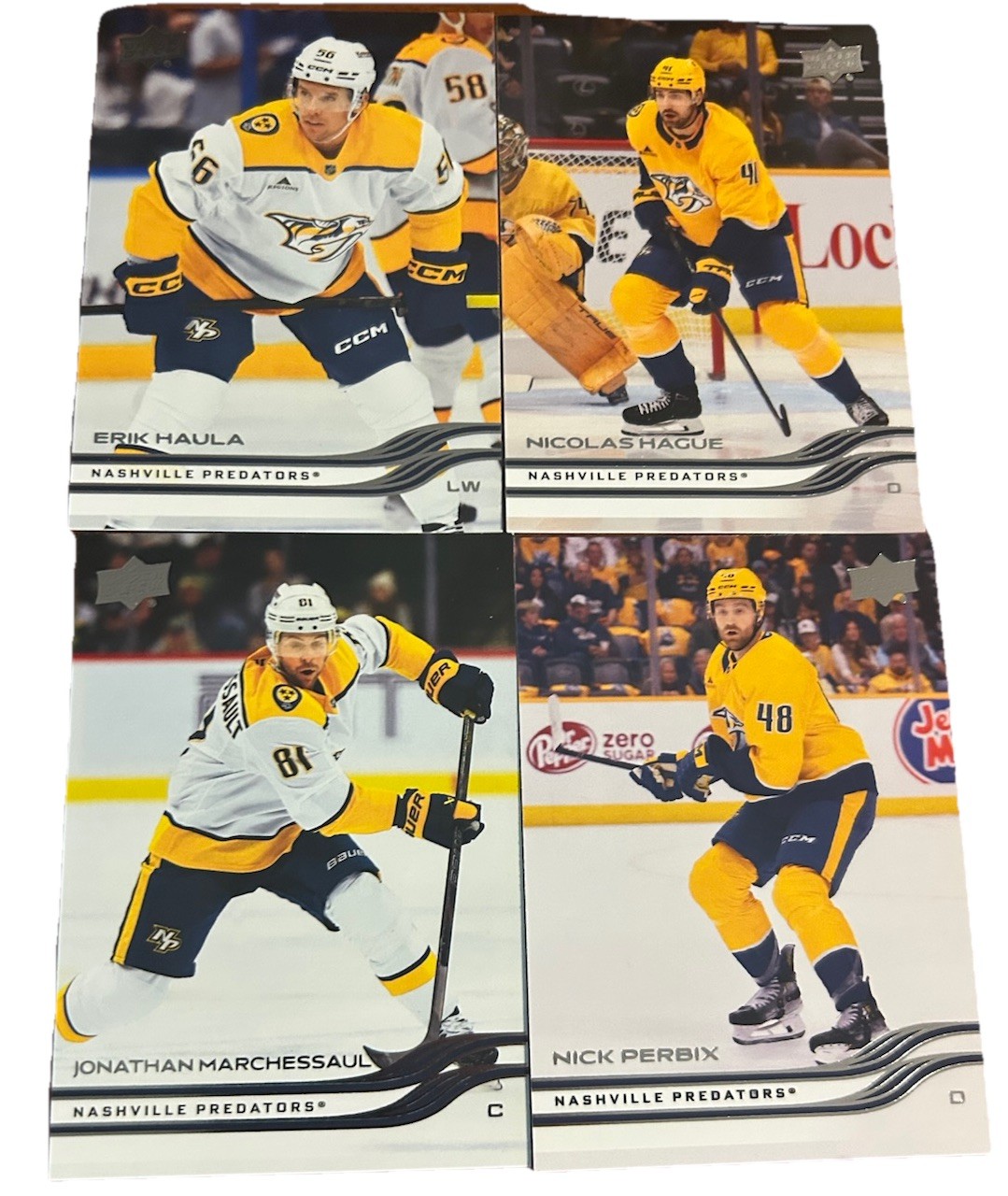 2025-26 Upper Deck Extended Series Team Set – Nashville Predators – 4 Cards
