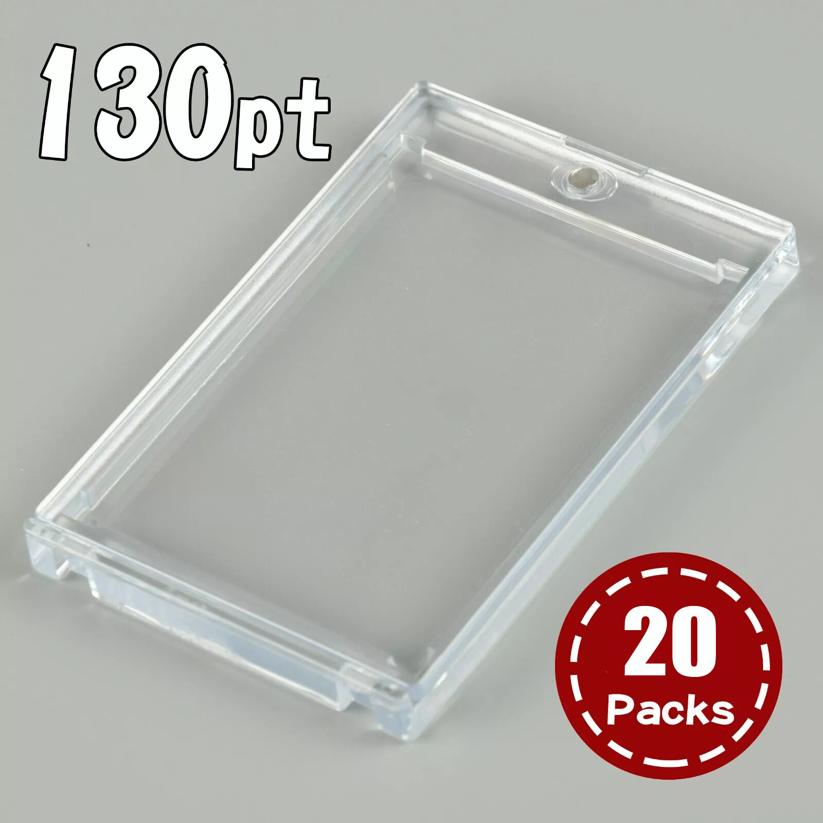 20Pcs Magnetic Card Holders For 130Pt Trading Cards Baseball Card Case Protector
