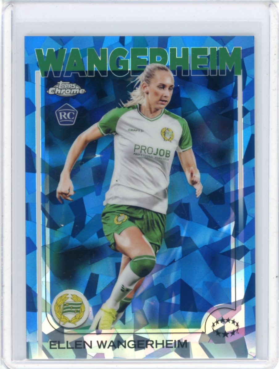 2024-25 TOPPS CHROME UEFA WOMEN’S CHAMPIONS LEAGUE SAPPHIRE ELLEN WANGERHEIM #34