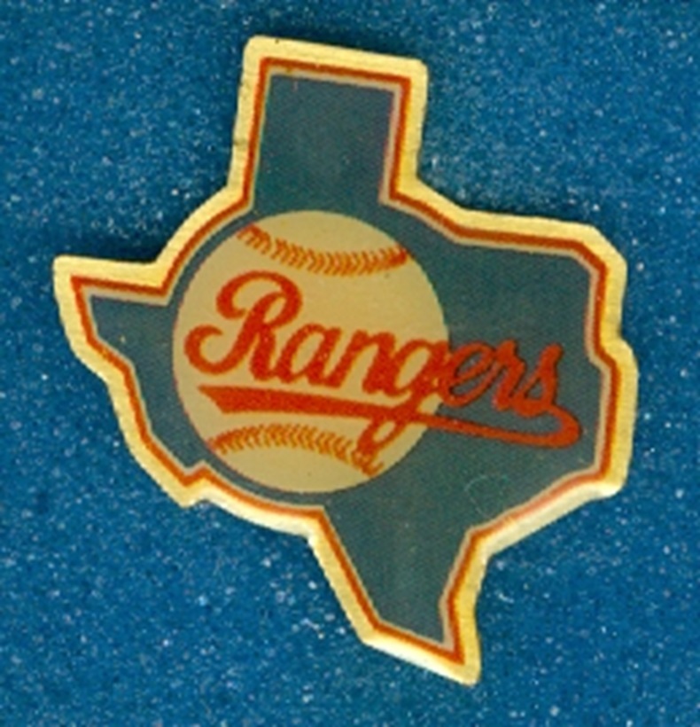 1990 Texas Rangers Ace Novelty Co Lapel/Hat Pin 1-1/4 Inches Never Used