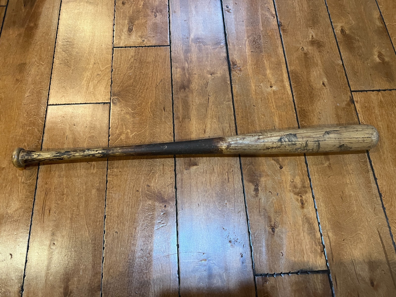UNKNOWN #36 SIGNED GAME USED LOUISVILLE SLUGGER PRO STOCK Baseball Bat 33.5″