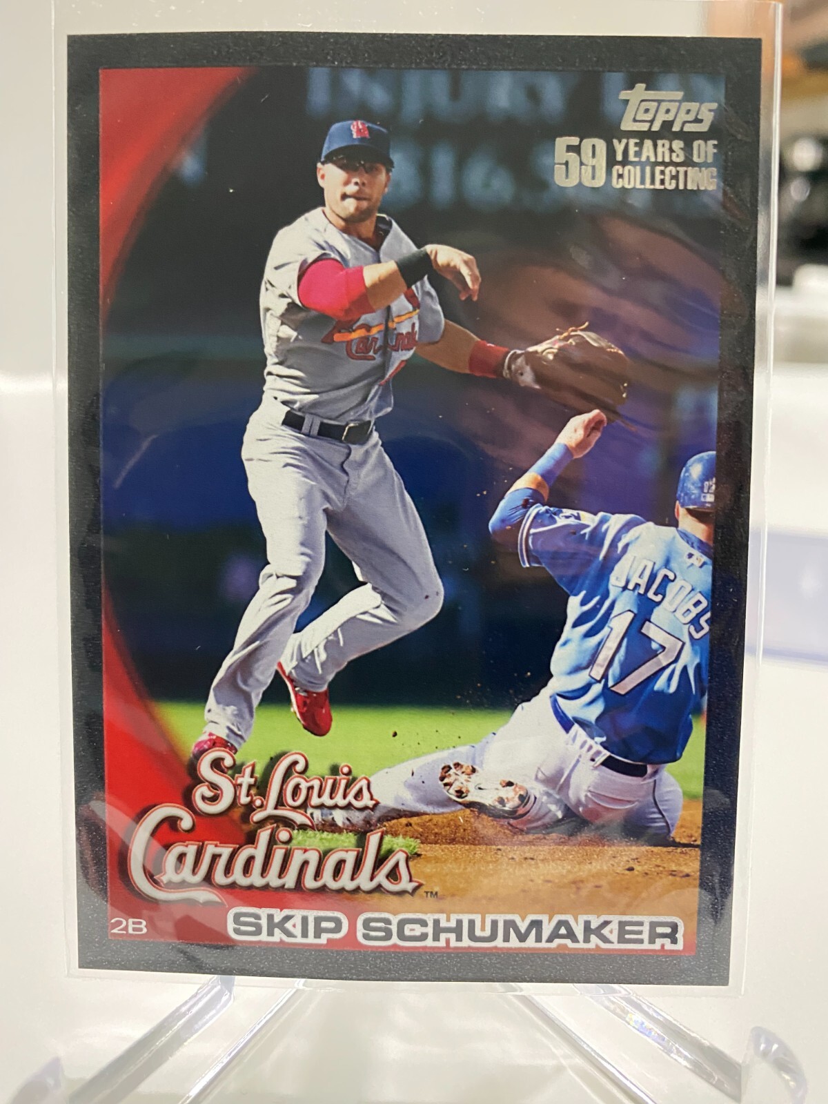 2010 Topps Black Border Skip Schumaker #61 Serial #’d 31/59 NM/MT