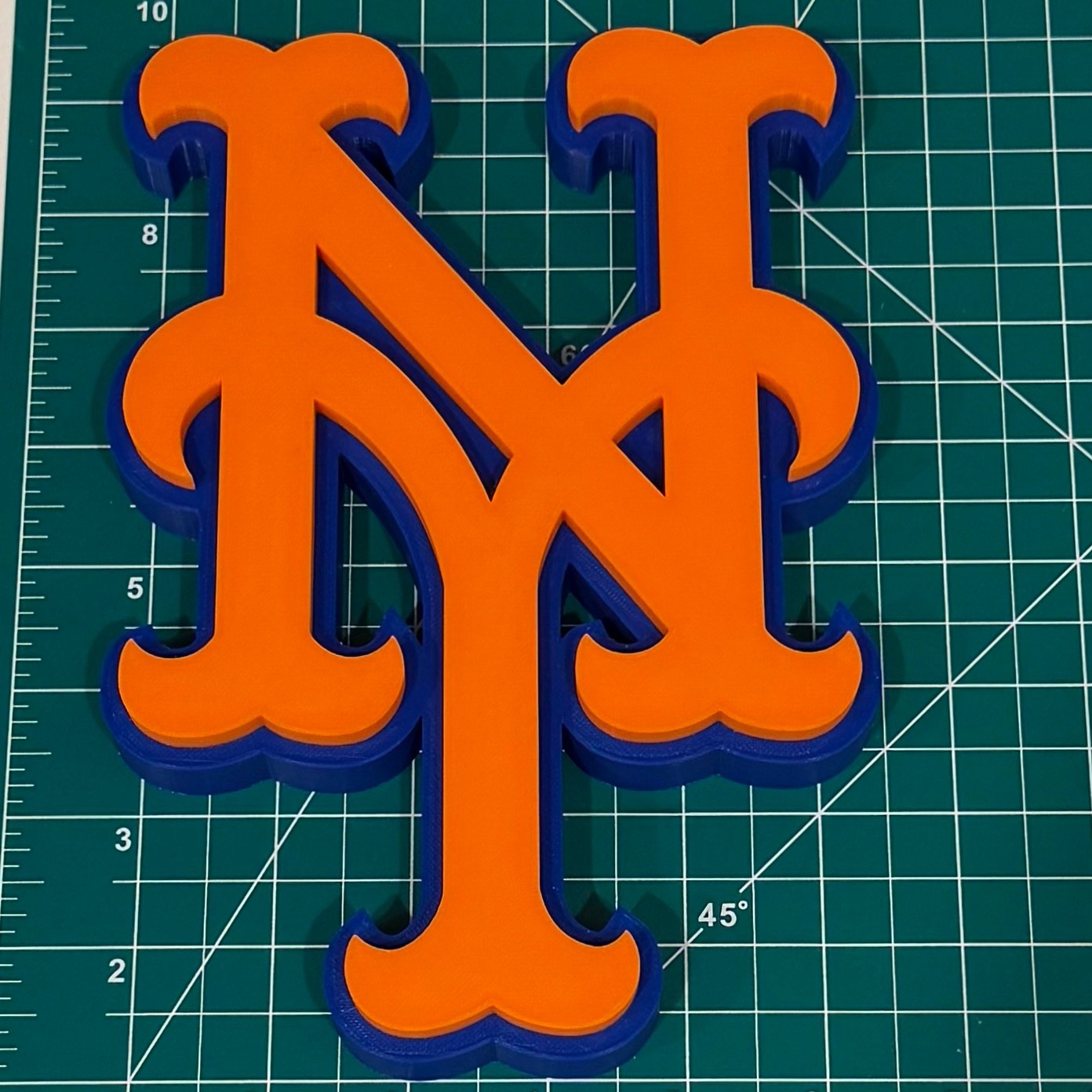 New York Mets 3D Printed Multicolor Logo Sign Wall Desk Shelf Art Man Cave Decor