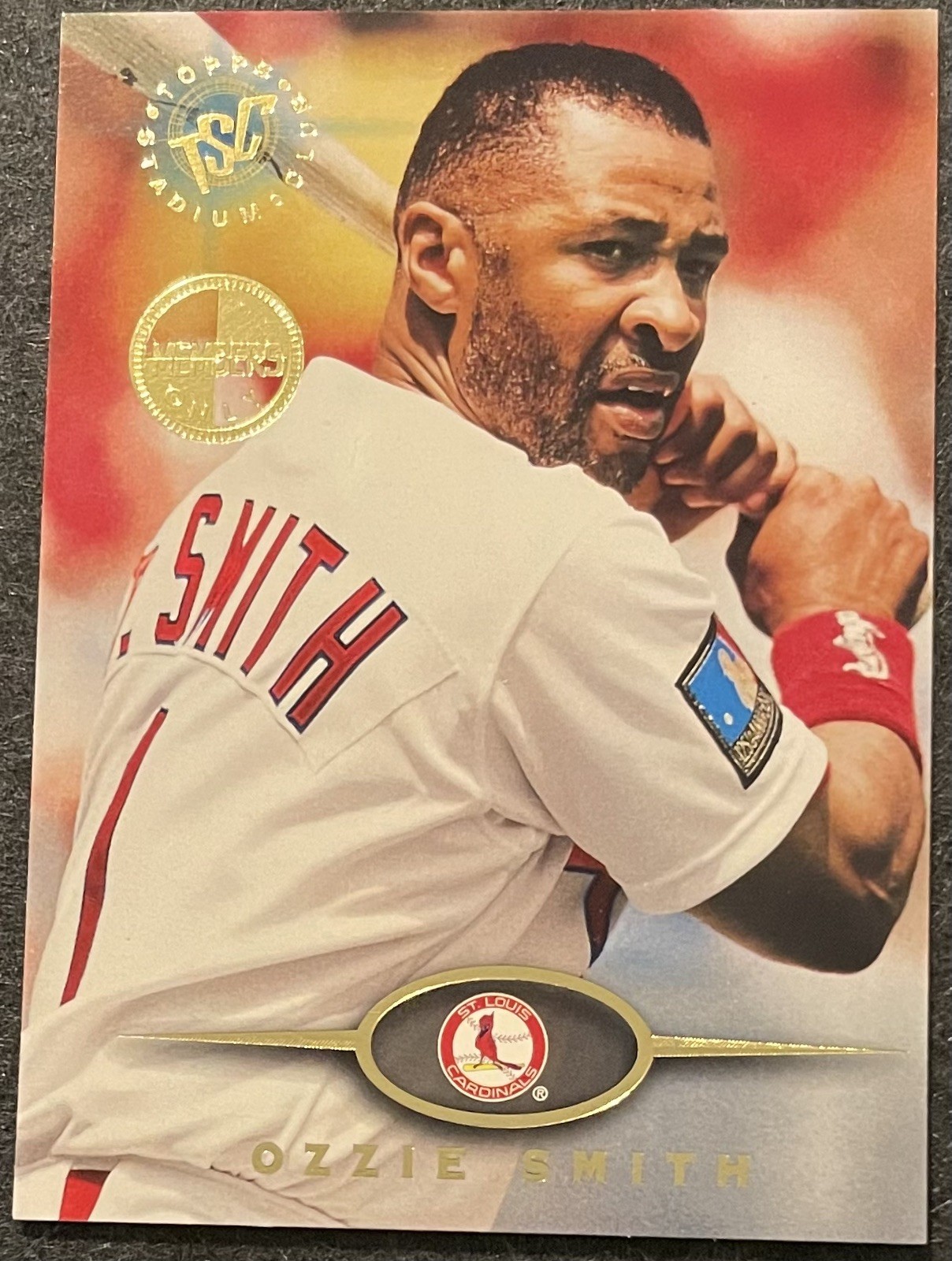 1995 Topps Stadium Club – Ozzie Smith #65 Members Only