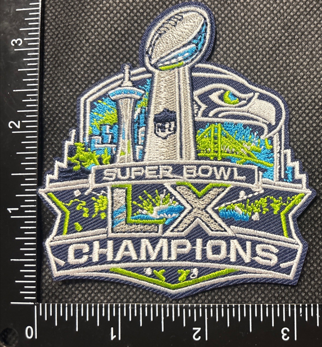 SEATTLE SEAHAWKS NFL FOOTBALL IRON ON EMBROIDERED PATCH SEE PHOTOS
