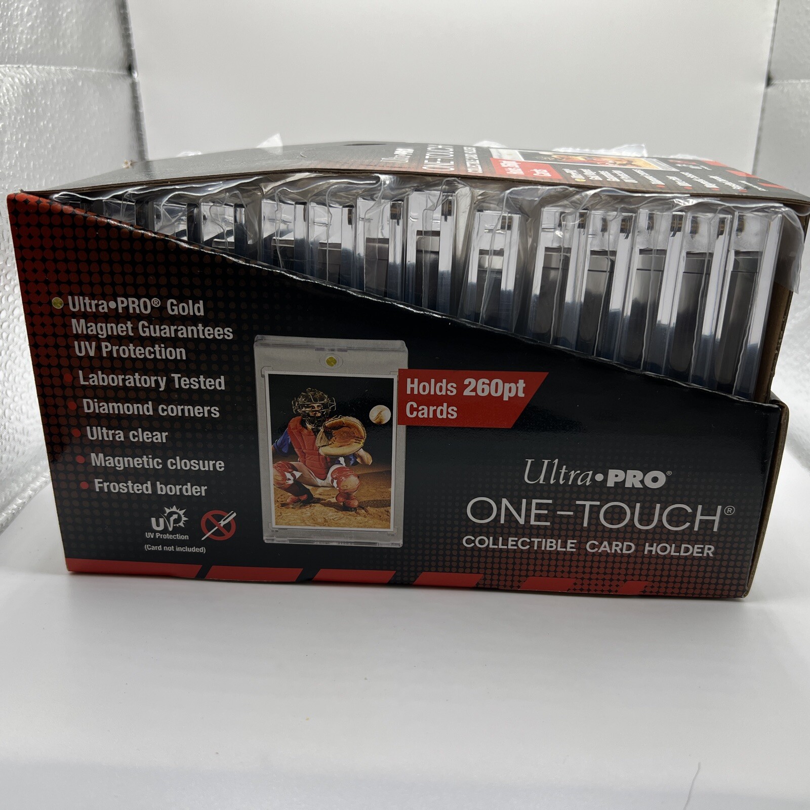 Ultra Pro One-Touch Thick Card 260pt Point Magnetic Card Holder, BOX of 15
