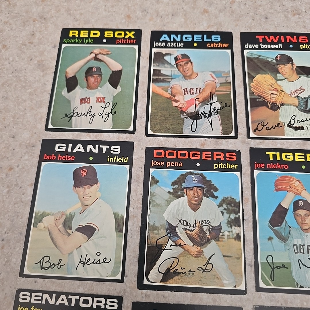 1971 Topps Baseball Your Choice 376-752