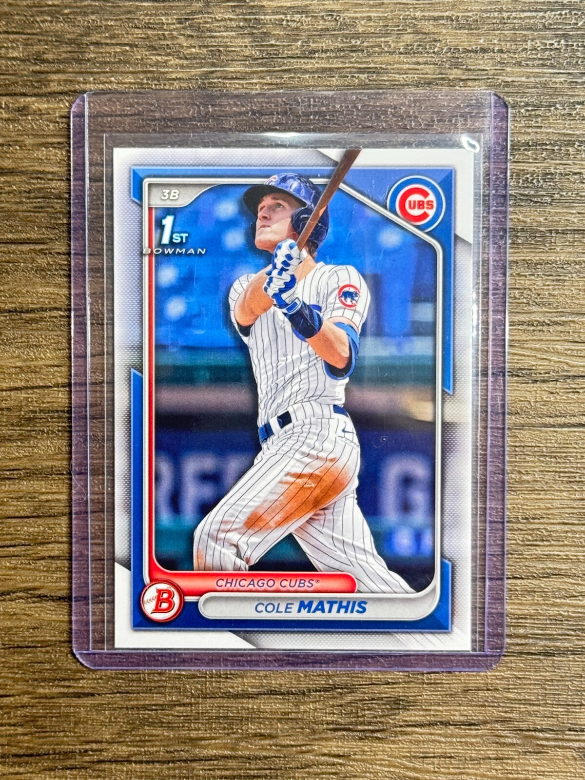 2024 Bowman Draft COLE MATHIS 1ST BOWMAN #BD-81 Cubs RC