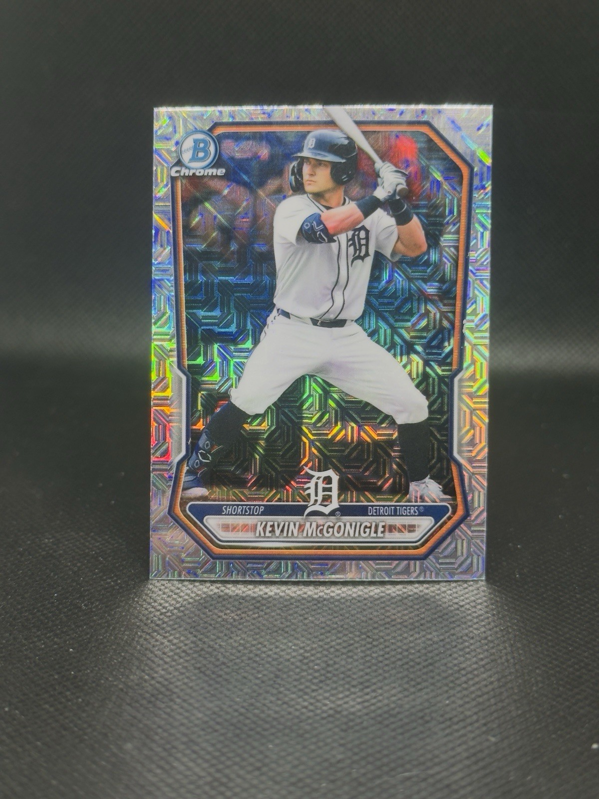 Kevin McGonigle – 2026 Bowman Chrome – Mojo Refractor – Detroit Tigers