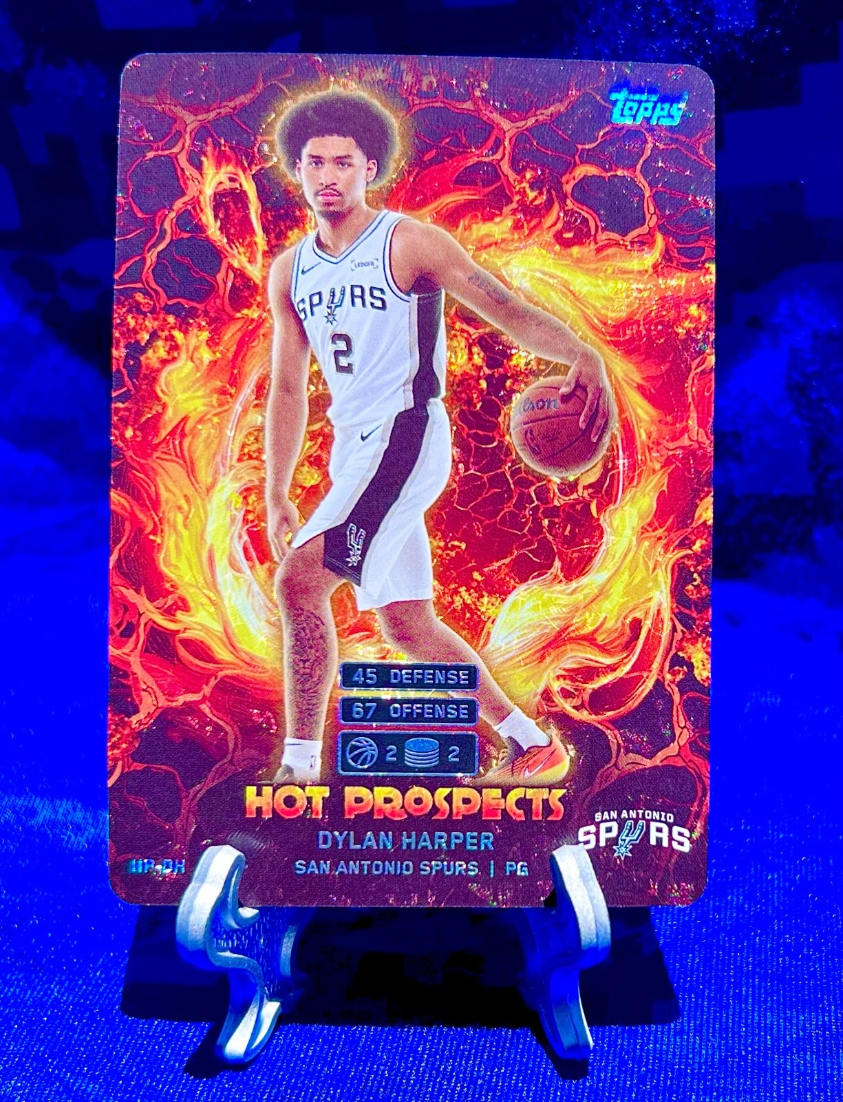DYLAN HARPER 2025 Topps Hot Prospects HOLO FOIL #HP DH rookie SPURS