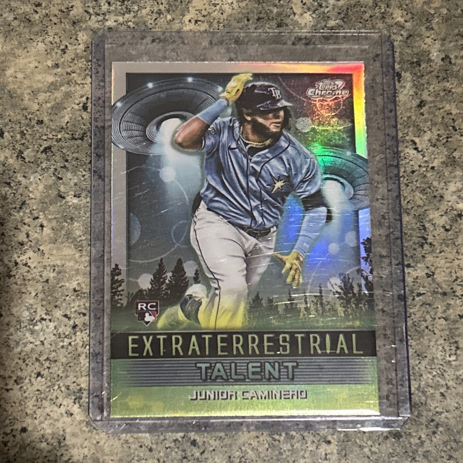 2024 Topps Chrome Cosmic #ET-1 Junior Caminero Extraterrestrial Talent