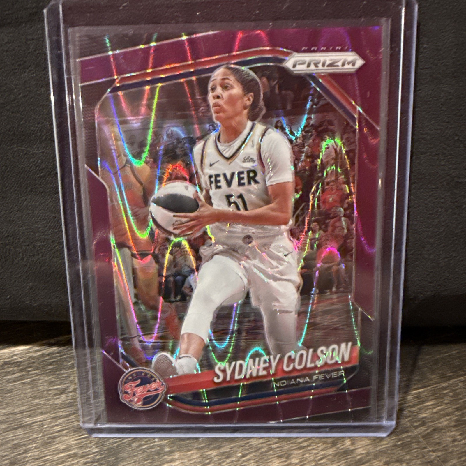 #1 Sydney Colson 2025 Panini Prizm WNBA Purple Wave 001/175 Book End!