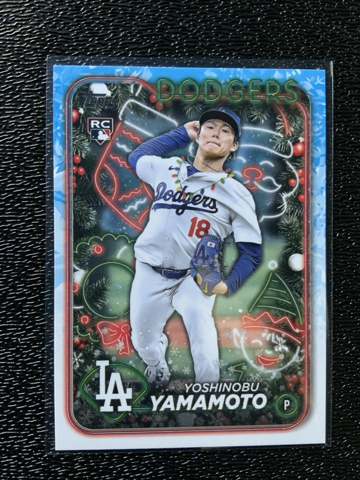 2024 Topps Holiday Yoshinobu Yamamoto #H88 RC Rookie SP Image Variation QTY