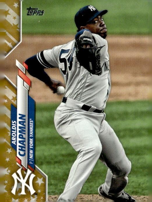 2020 Topps #161 Aroldis Chapman Gold Star