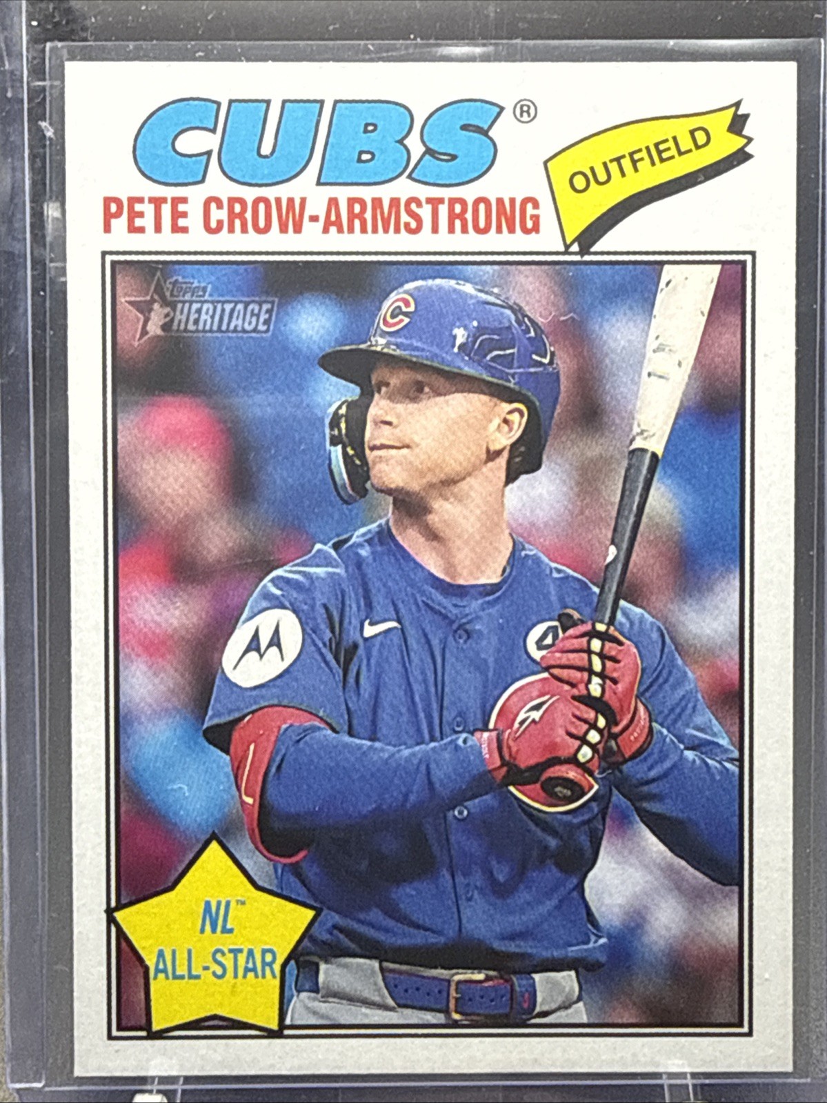 Topps 2026 Heritage Pete Crow-Armstrong Cubs #261 All-Star Icon Variation
