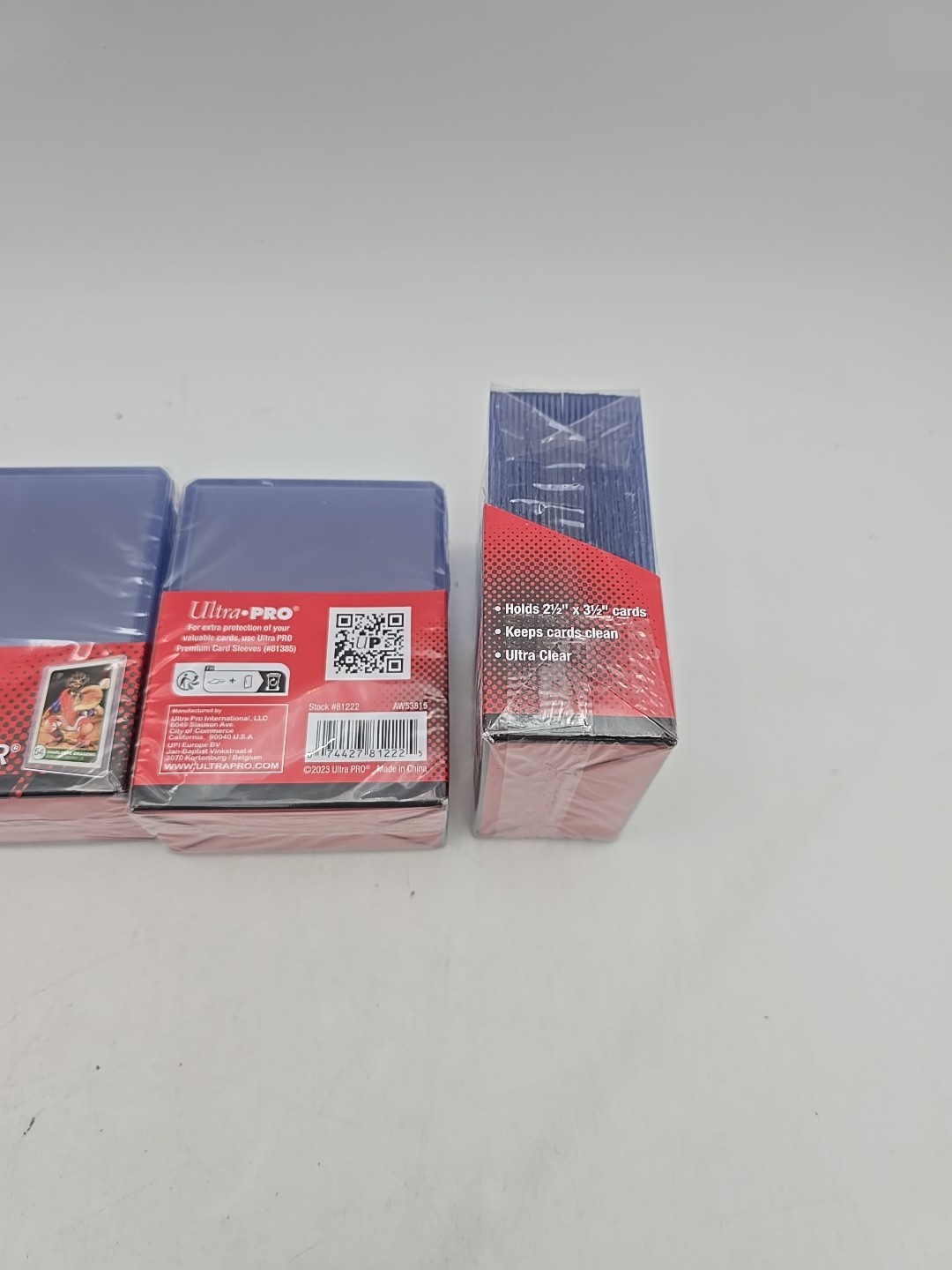 100 Ultra Pro 3×4 Regular Toploaders New Rigid Clear Standard Size Card Sleeves