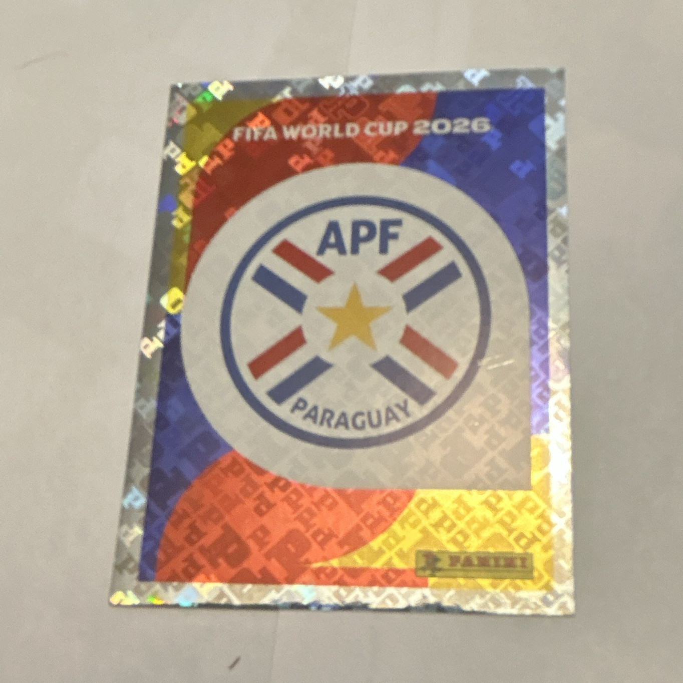 Panini APF Paraguay FIFA World Cup 2026 Sticker PAR 1 Club Badge/Logo