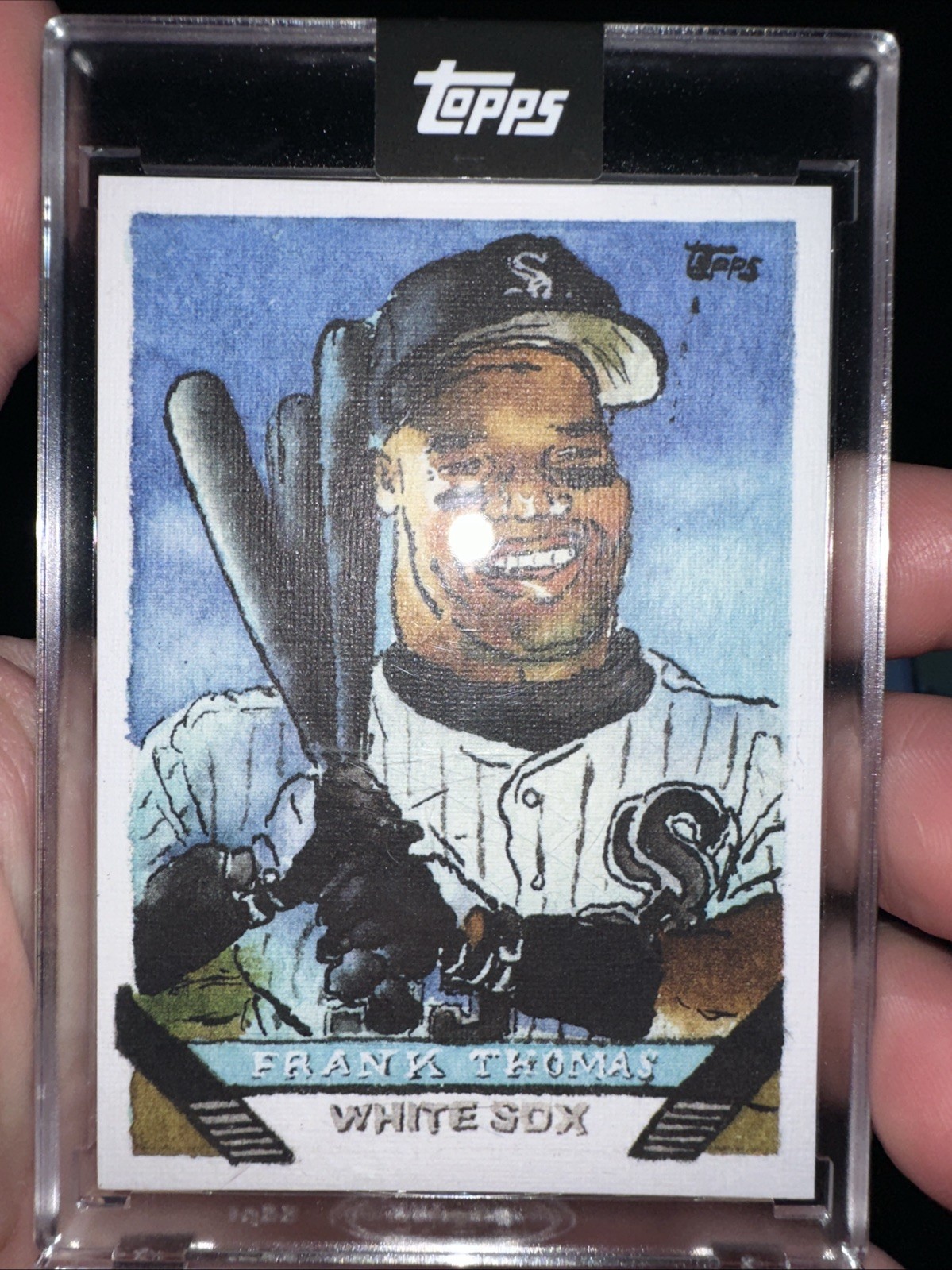 2025 topps shoebox treasures encased canvas stock Frank Thomas
