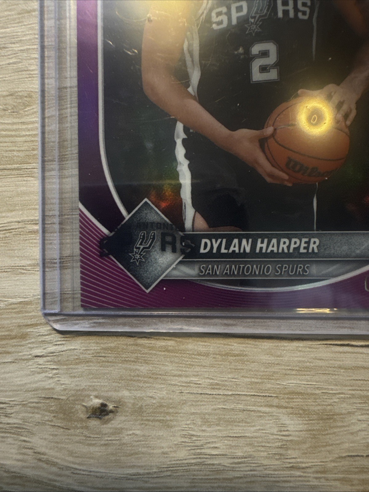 2025-26 Topps Bowman Chrome SP#/199 Fuschia Dylan Harper (RC) San Antonio Spurs