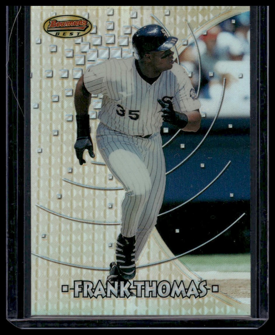 1997 Bowman #BBP 1 Frank Thomas Bowman’s Best Preview Refractors