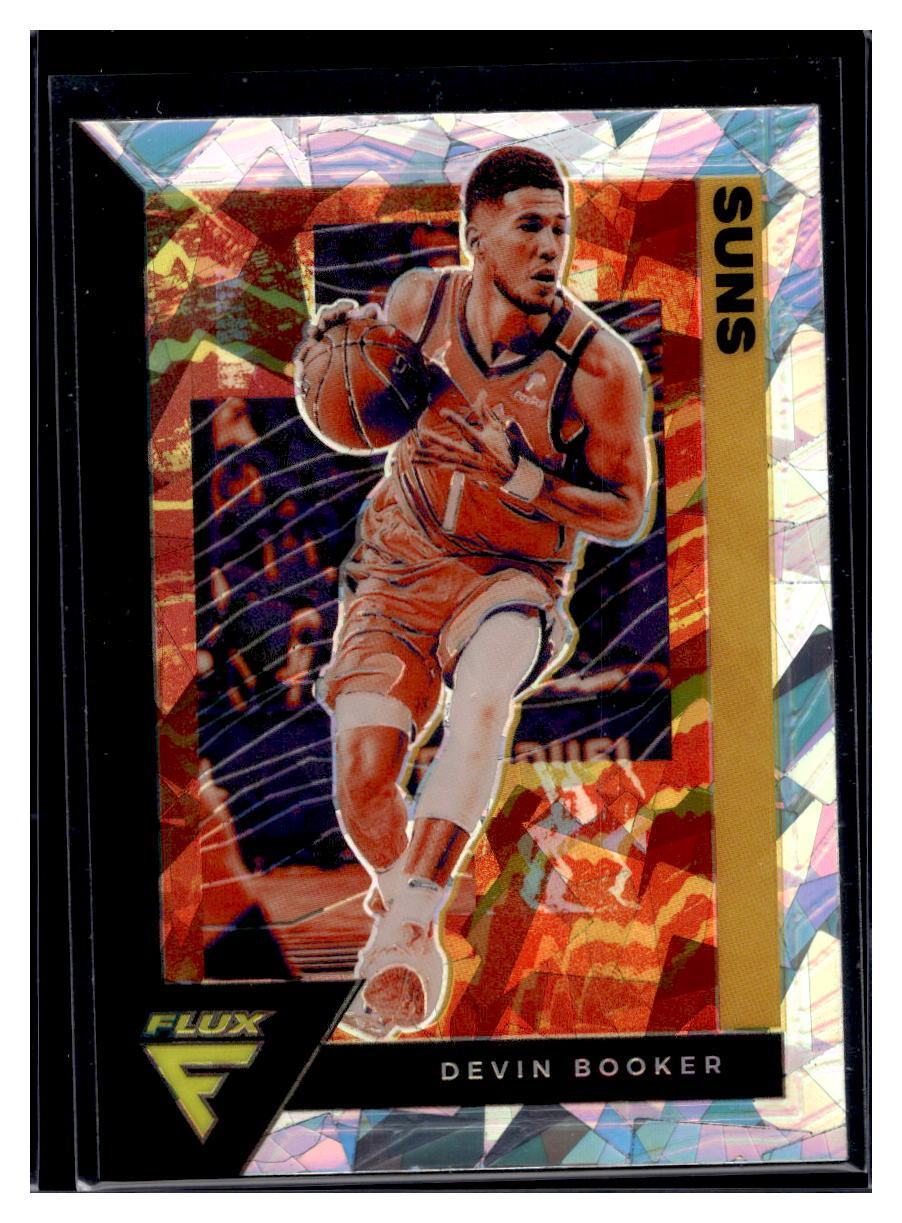 2020-21 Panini Flux Silver Cracked Ice Prizm #140 Devin Booker Fanatics Qty