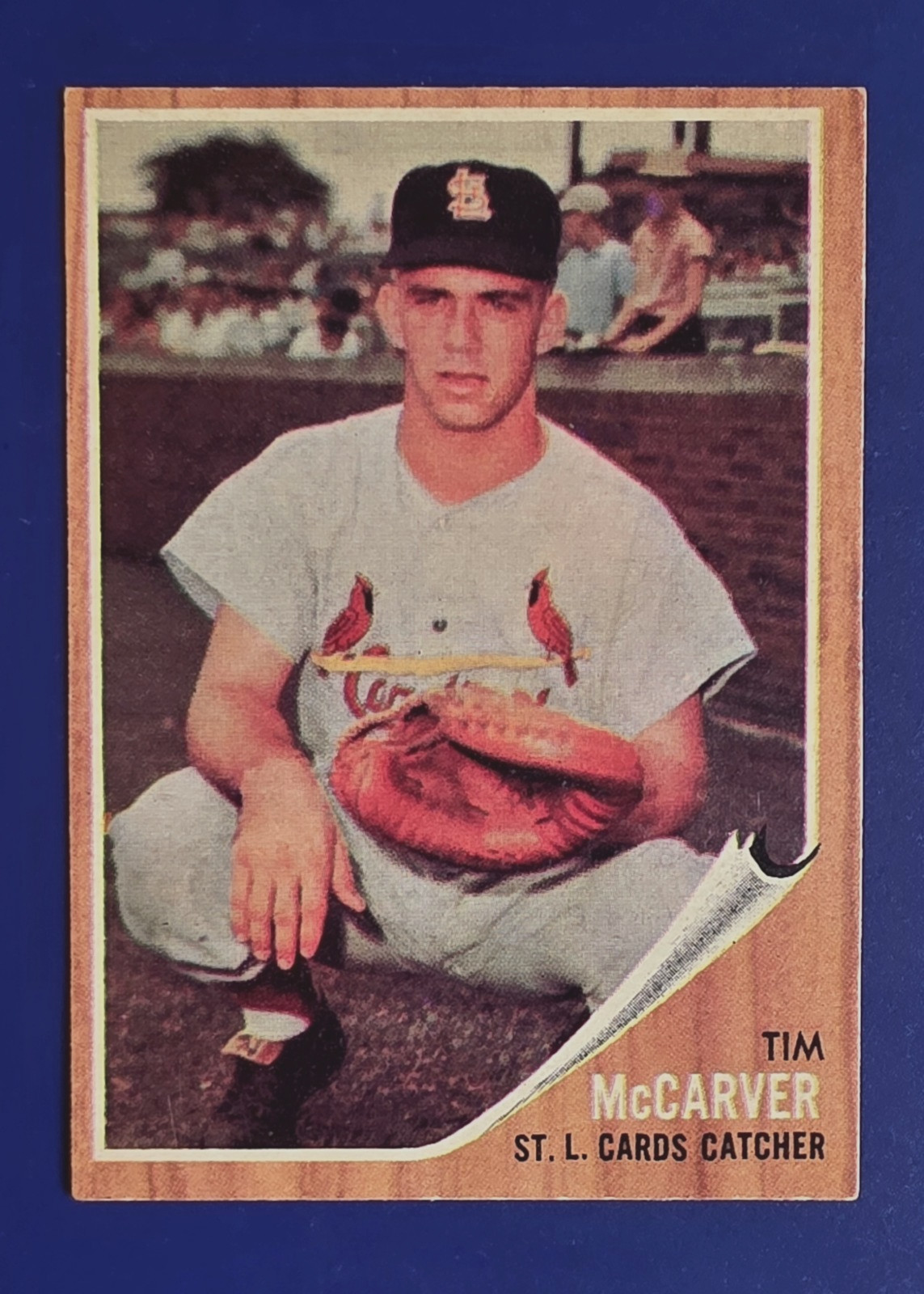 Tim McCarver RC 1962 Topps #167 GREEN TINT VARIATION SP RC EX *GWCARDS*