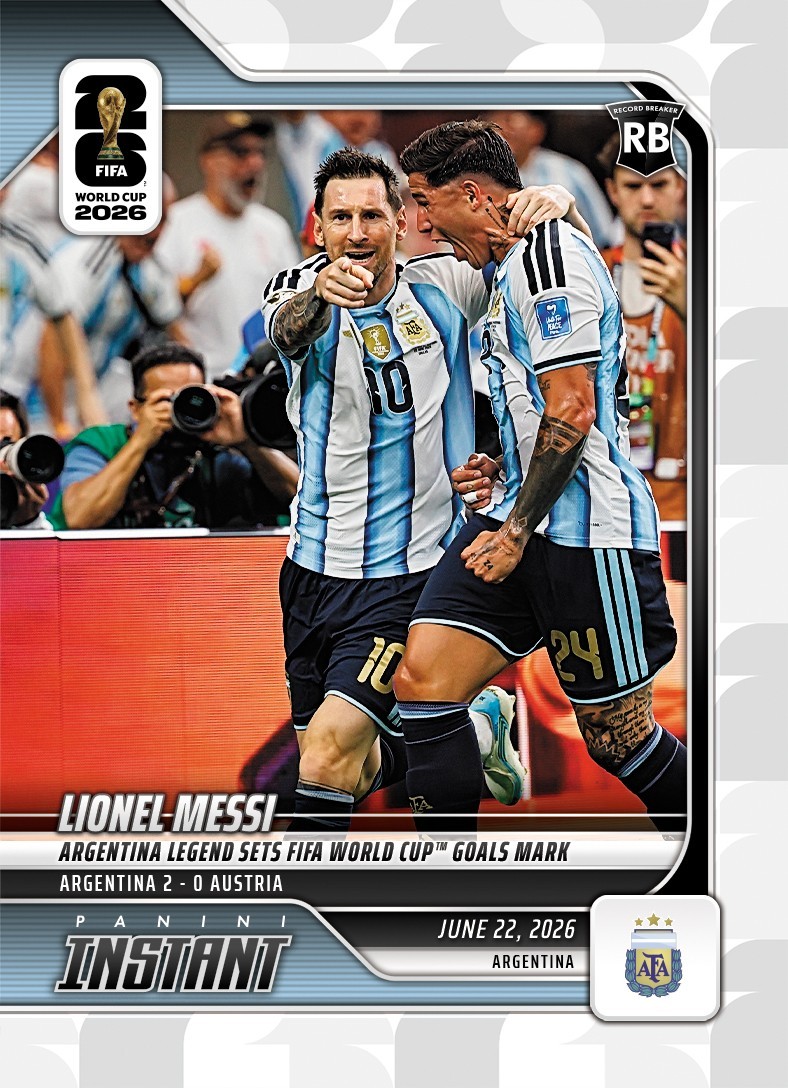 2026 Panini Instant Lionel Messi FIFA World Cup Limited Print Card **Pre-Sale**