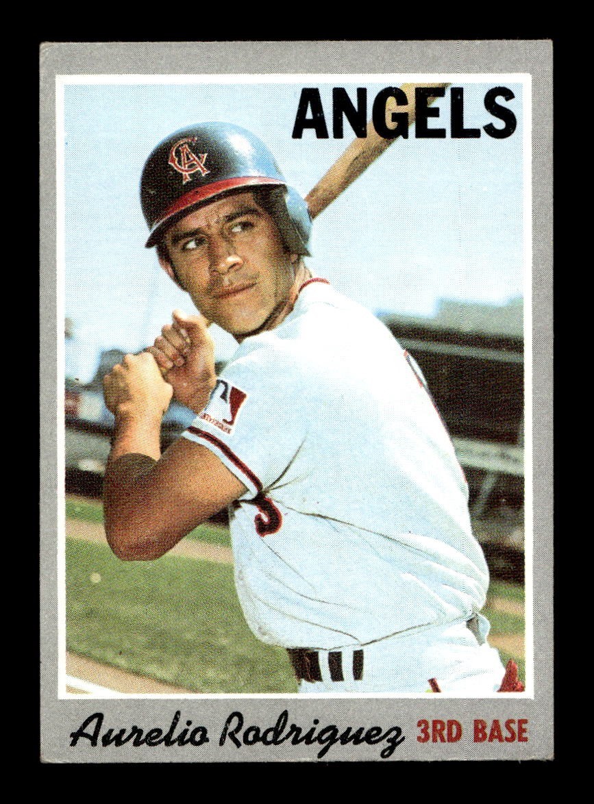 1970 Topps #228 Aurelio Rodriguez Angels EX *5m