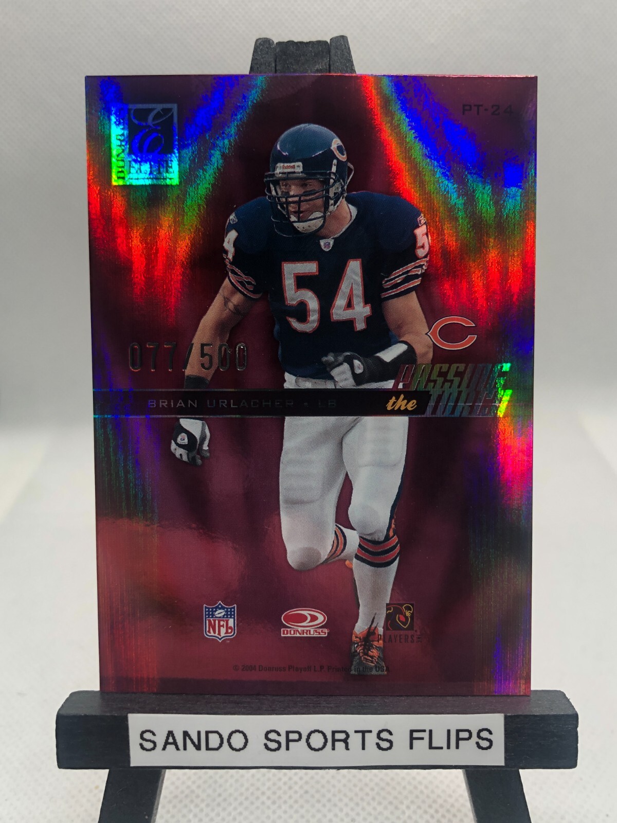 2004 Donruss Elite Urlacher Singletary Passing the Torch /500 PT-24 ~ $.99 Ship!