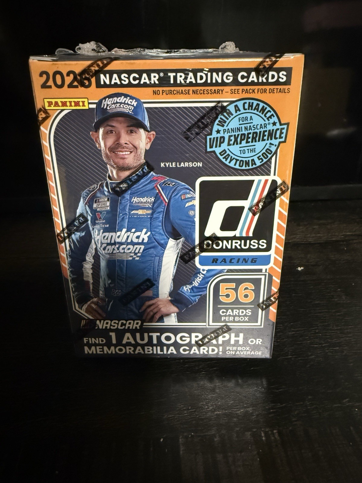 2026 Panini Donruss Racing NASCAR Blaster Box Kyle Larson AUTO MEM Sealed 56 Car