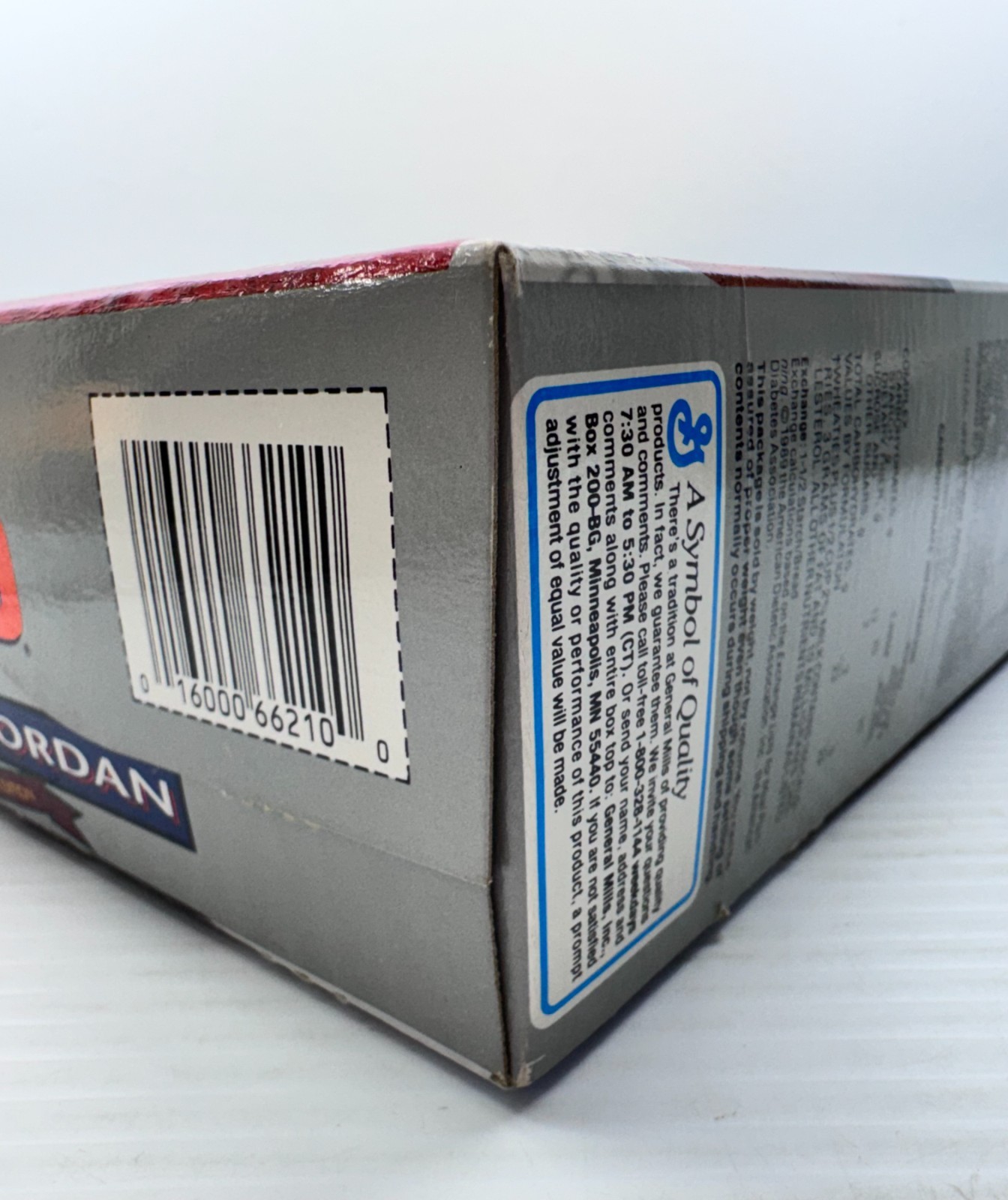 Michael Jordan WHEATIES Silver Cereal Box. Collectors Edition 1993 18oz