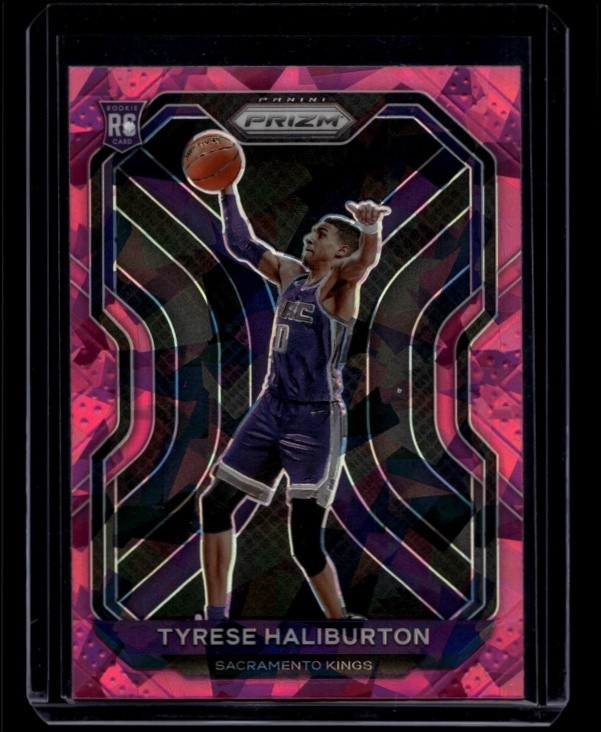 2020-21 Panini Prizm Basketball Tyrese Haliburton #262 RC Pink Ice Prizms