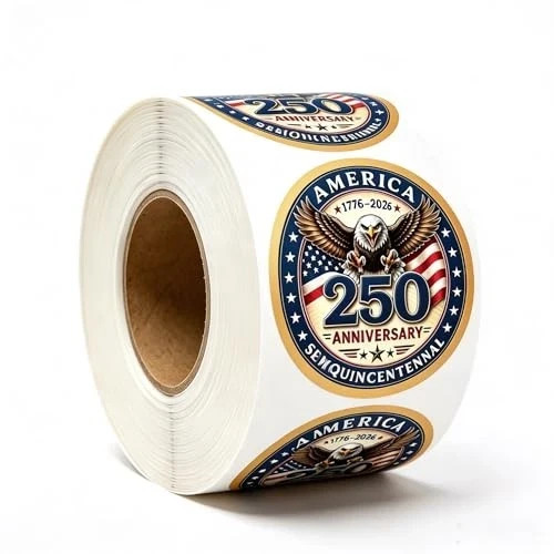500 PCS 250th Anniversary Sticker 250 Anniversary USA Merchandise 250th Annivers