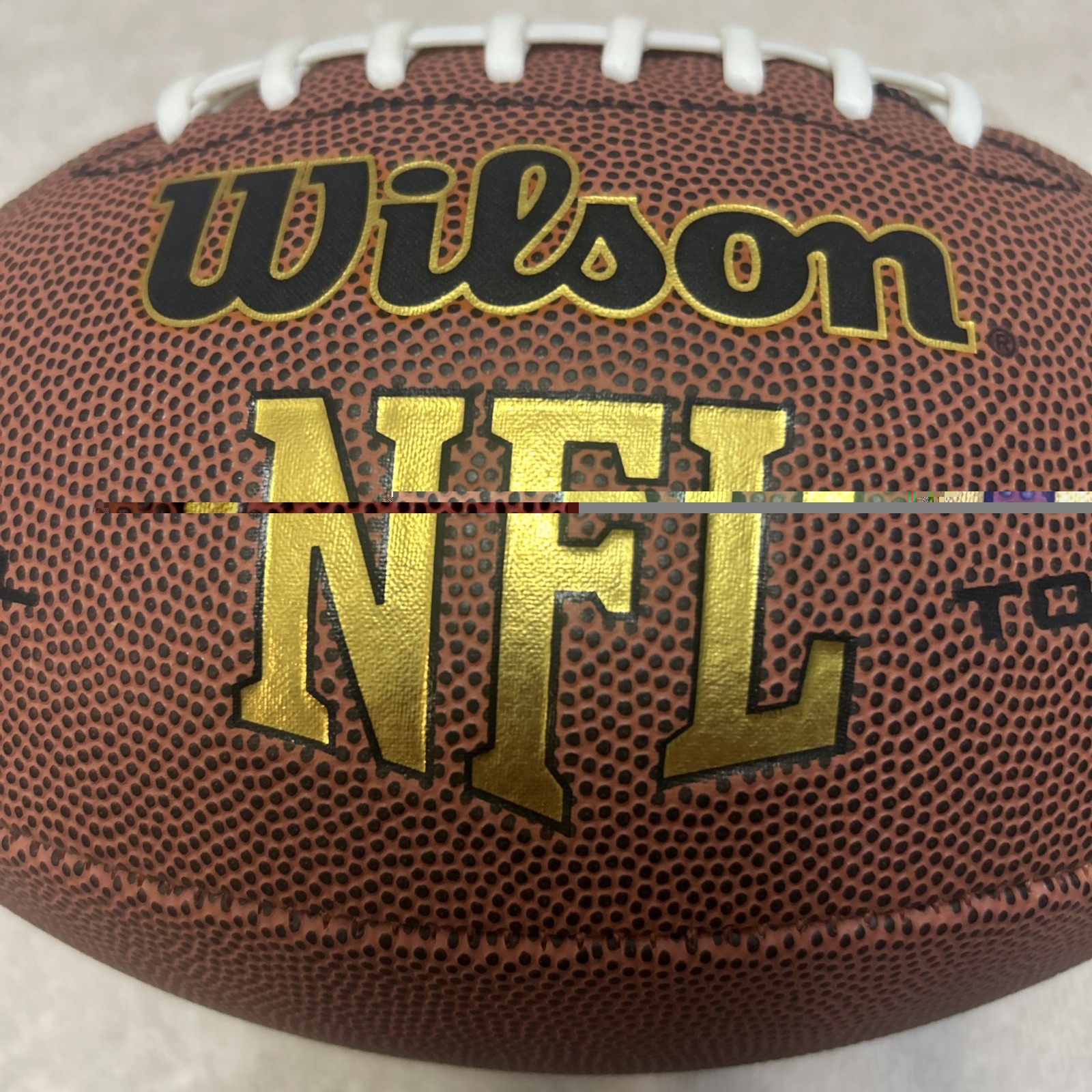 Official Wilson NFL Full Size Bronze Series Autograph or Play Football WTF1695