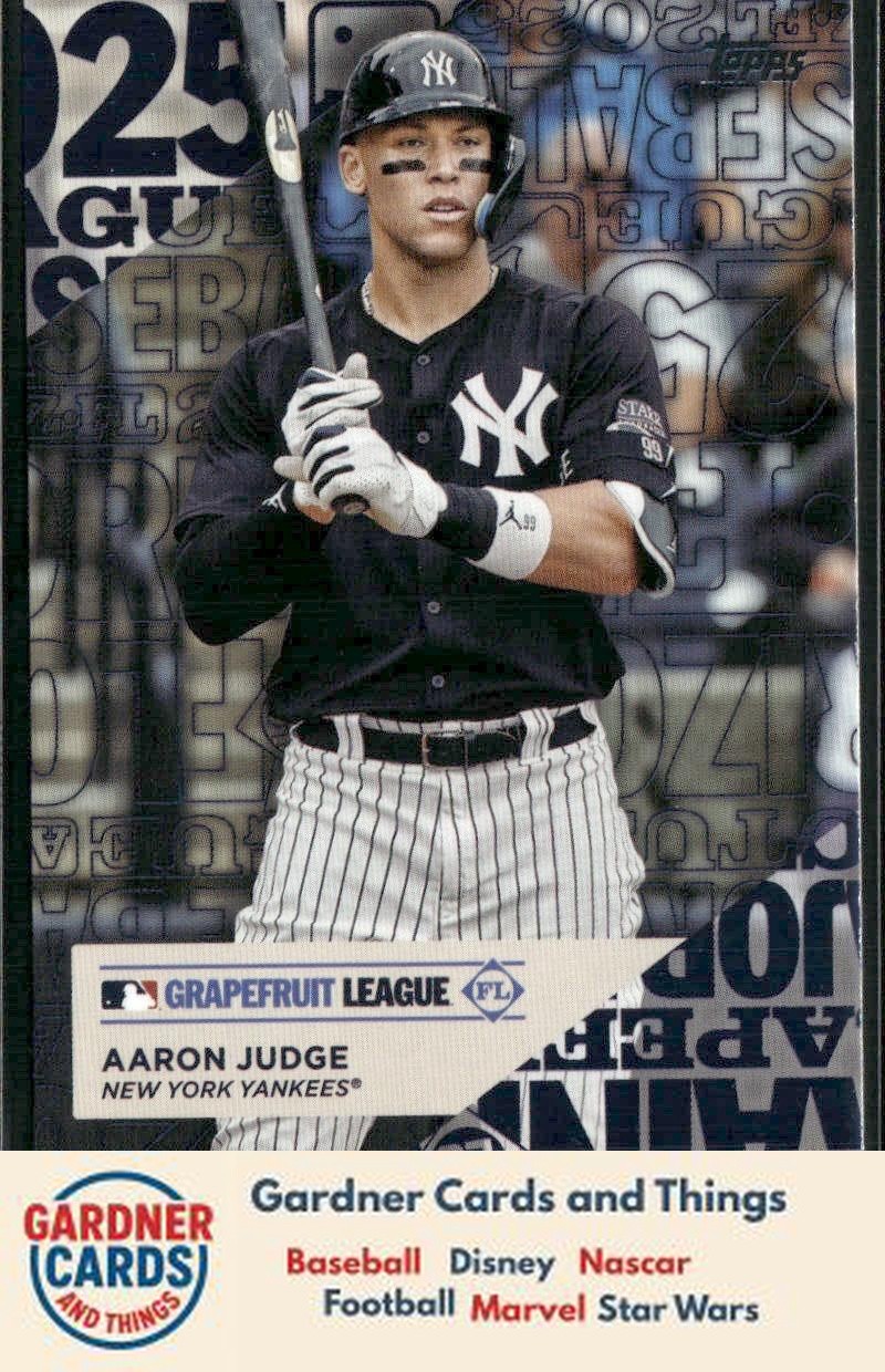 2025 Topps #TG-2 Aaron Judge Training Grounds