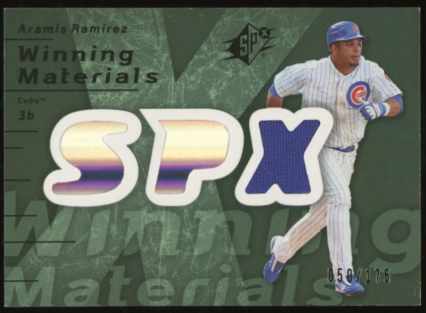 2007 SPx Winning Materials Emerald Green #WM-AR Aramis Ramirez Jersey /175 Cubs
