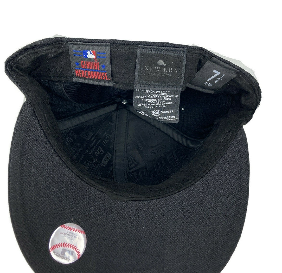 LA-Dodger Black Label Collection hat Glossed Badge New Era 59Fifty fitted cap