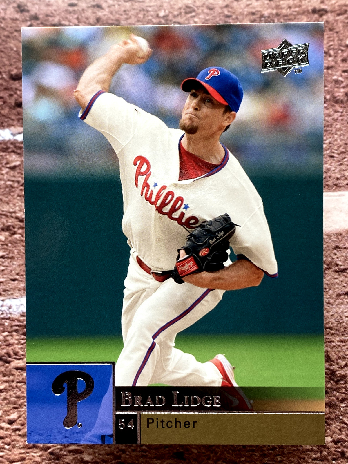 2009 Upper Deck Brad Lidge #298 Philadelphia Phillies