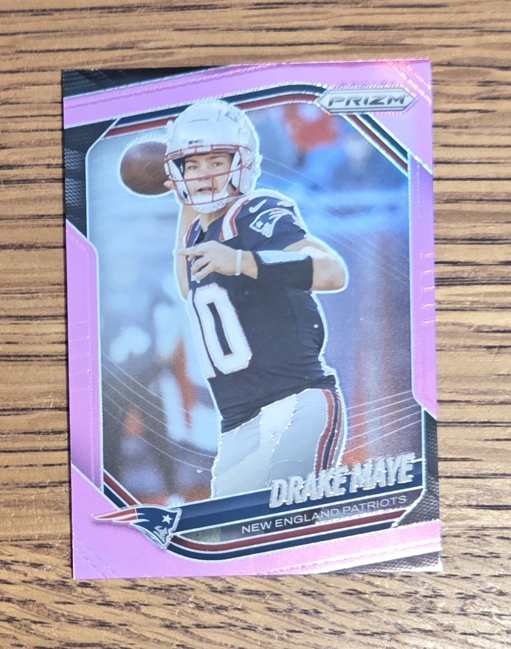 2025 Panini Prizm – Drake Maye #165 Pink Prizm