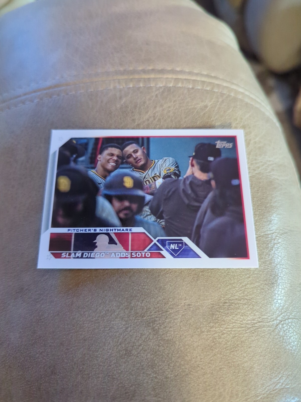 MANNY MACHADO – JUAN SOTO PADRES – PITCHER’S NIGHTMARE 2023 TOPPS #405