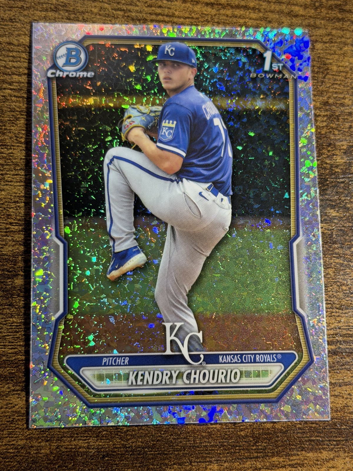 KENDRY CHOURIO 2026 Bowman #BCP-7 1st Chrome Silver Mini Diamond Refractor