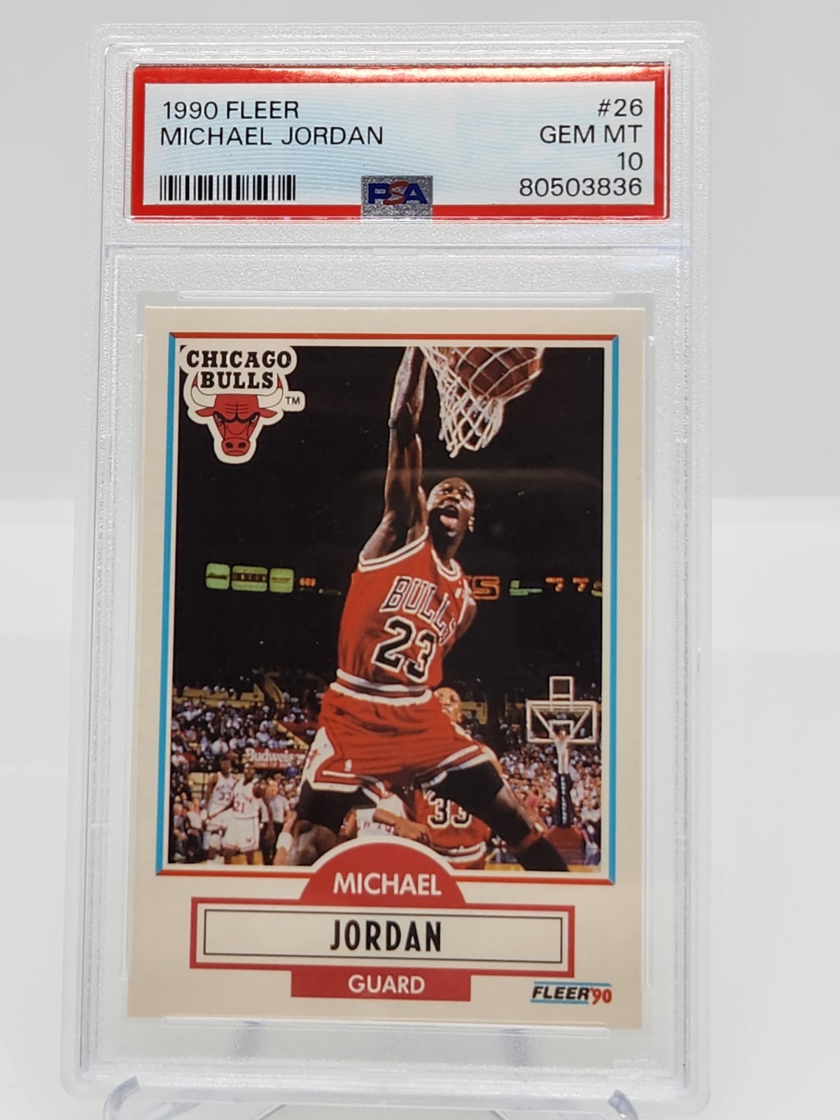 1990 Fleer Michael Jordan PSA 10 #26 🐐
