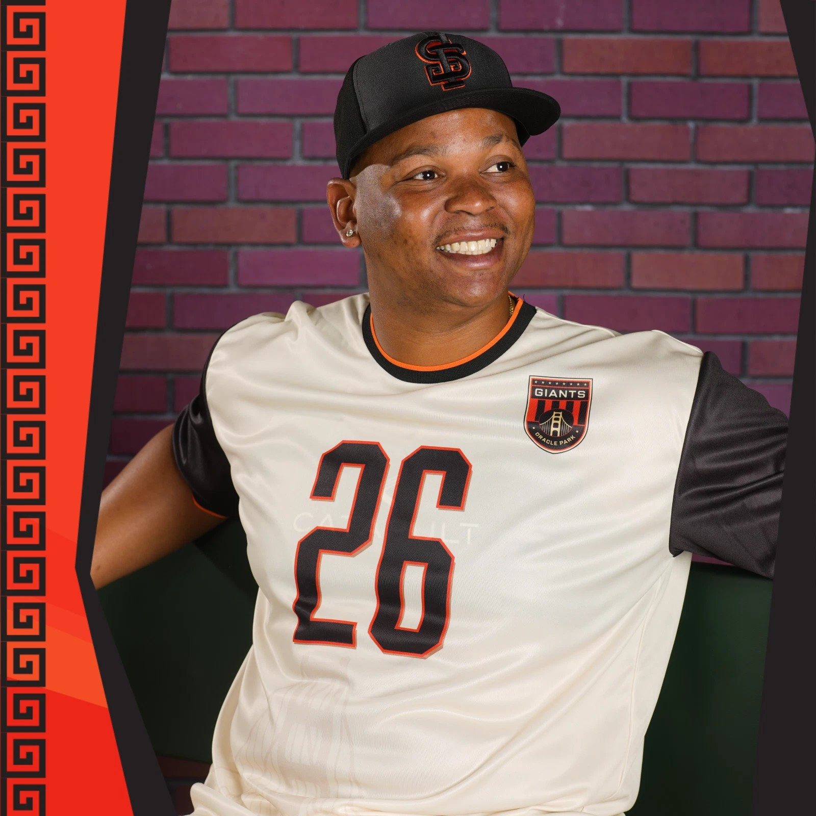 San Francisco SF Giants 2026 Soccer Jersey SGA #26 Bay Area 06.13.26 sz Medium