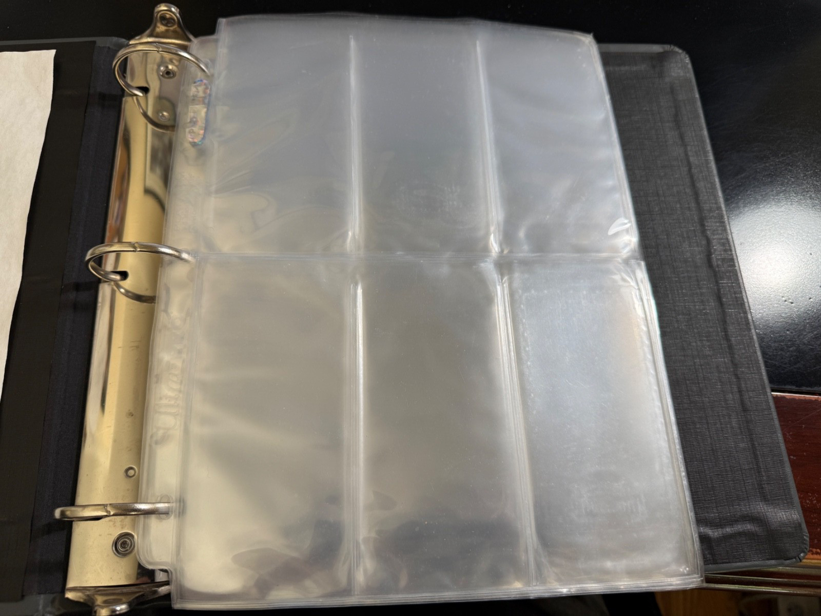 90 ULTRA PRO PLATINUM 6-POCKET Card Pages Protectors Sports Gameday Sheets USED