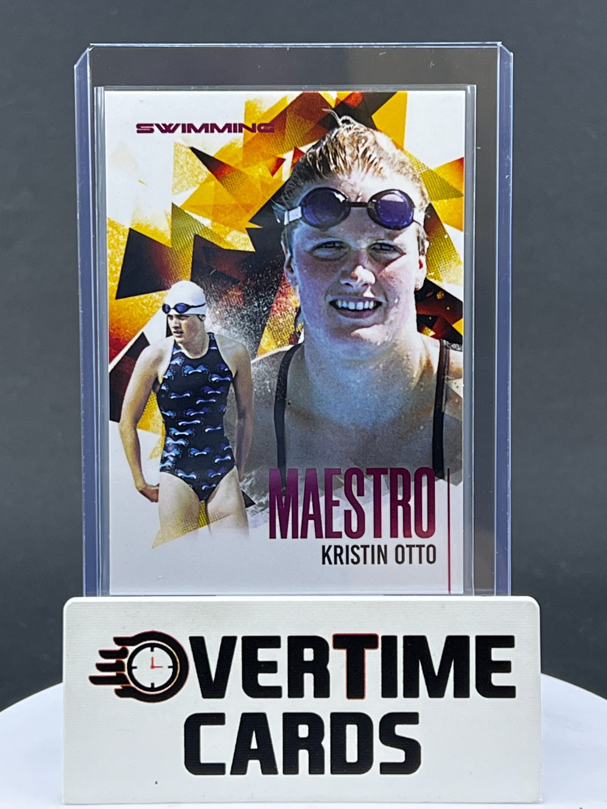 2026 Futera FX MULTI-SPORT F1 Maestro #MMS55 Kristin Otto Pink /9 Swimming